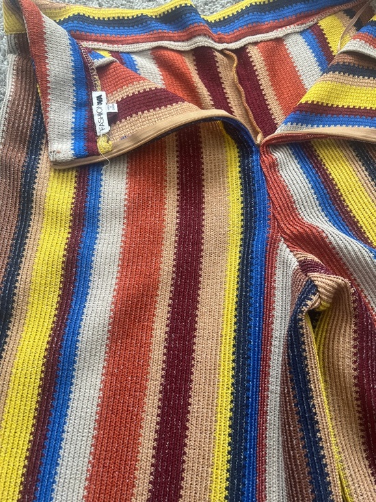 Fashion Nova Venice Board Walk Women’s Combo Striped Wide-Leg Pants Size XL - Picture 4 of 10